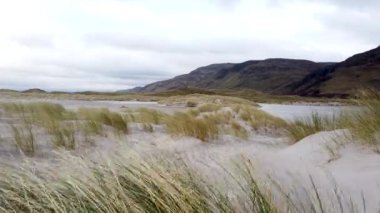 The dunes and beach at Maghera Beach near Ardara, County Donegal - Ireland.