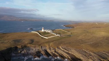 St. Johns Point 'in hava manzarası, County Donegal, İrlanda