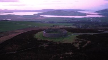 Aileach ring kalesinden Grianan, Donegal - İrlanda