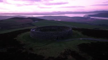 Aileach ring kalesinden Grianan, Donegal - İrlanda