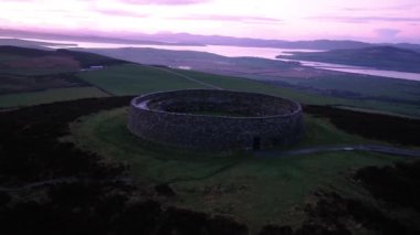 Aileach ring kalesinden Grianan, Donegal - İrlanda