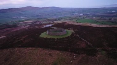 Aileach ring kalesinden Grianan, Donegal - İrlanda
