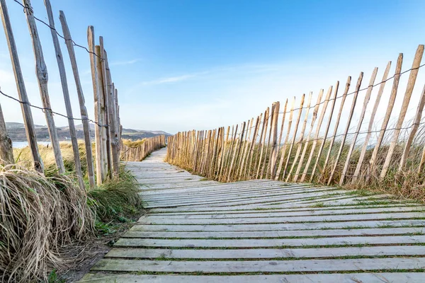 Droga do plaży Culdaff, Półwysep Inishowen. Hrabstwo Donegal - Irlandia. — Zdjęcie stockowe