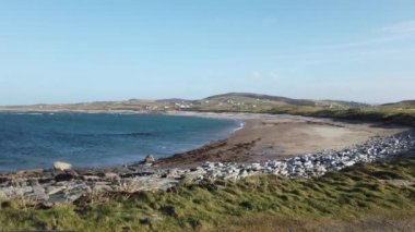 Donegal İlçesi Fanad yarımadasındaki plaj - İrlanda