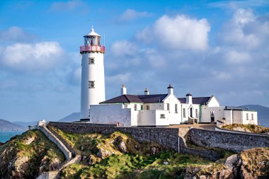 Fanad Baş Feneri Fanad Point, Donegal, İrlanda Cumhuriyeti