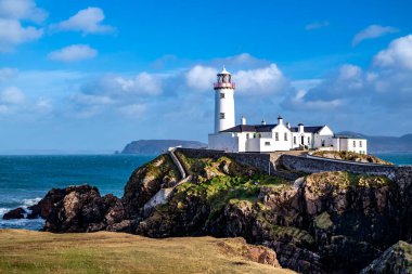 Fanad Baş Feneri Fanad Point, Donegal, İrlanda Cumhuriyeti