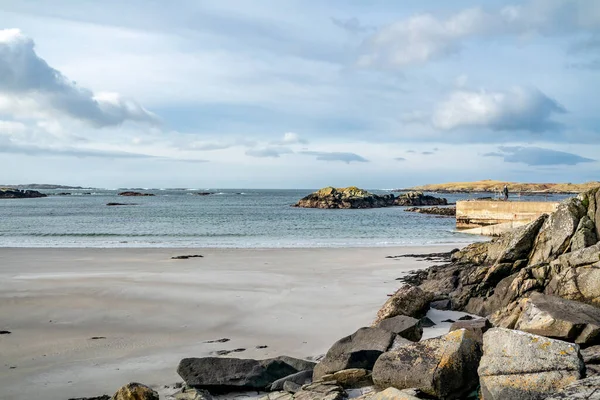 A costa na praia de Rossbeg no Condado de Donegal - Irlanda — Fotografia de Stock