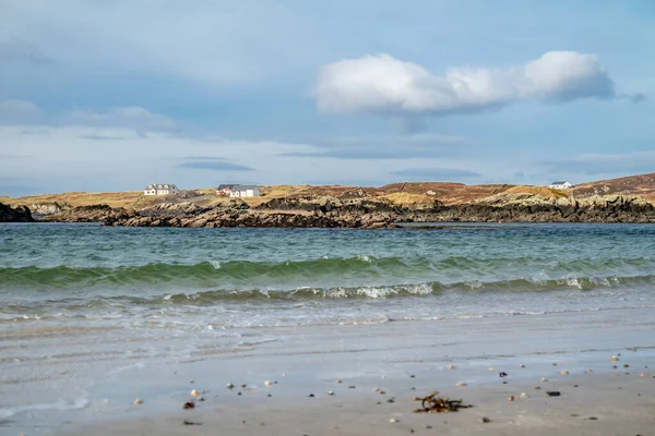 Η ακτογραμμή στην παραλία Rossbeg στο County Donegal - Ιρλανδία — Φωτογραφία Αρχείου