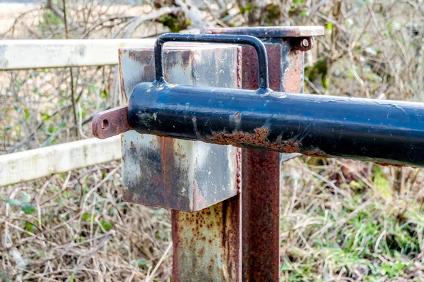 Staalkering op landweg in county Donegal - Ierland — Stockfoto