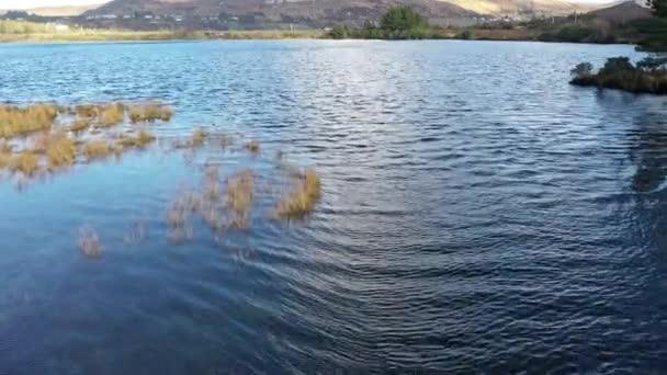 Aerial view of Mount Errigal, the highest mountain in Donegal - Ireland — Stock Video