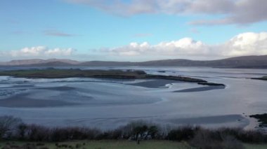 Donegal 'de Lettermacaward ve Portnoo arasındaki paradisiac kıyısı - İrlanda.