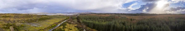 Baía de Gweebarra vista de Cashelgolan - County Donegal, Irlanda — Fotografia de Stock