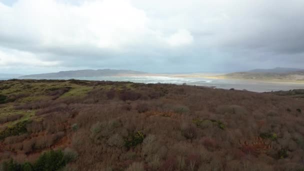 Gweebarra bay seen from Cashelgolan - County Donegal, Ireland — 图库视频影像