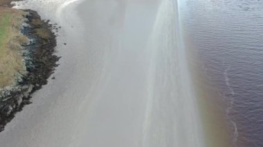 Donegal 'de Lettermacaward ve Portnoo arasındaki paradisiac kıyısı - İrlanda.