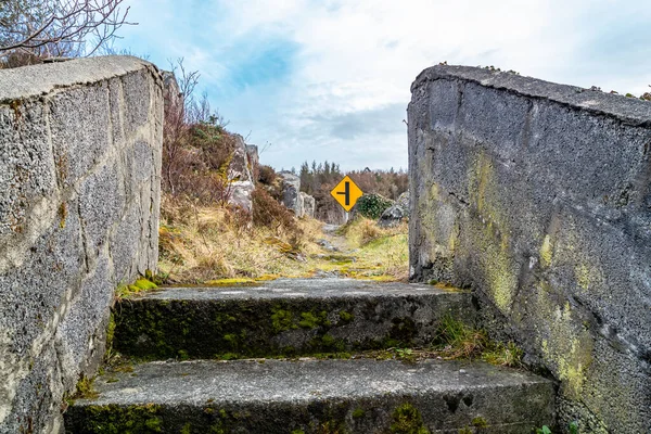 A ponte para Lettermacaward no Condado de Donegal - Irlanda — Fotografia de Stock