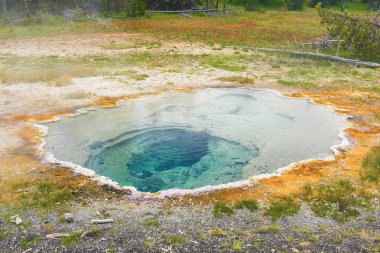 Jeotermal havuzu Yellowstone Milli Parkı'nda