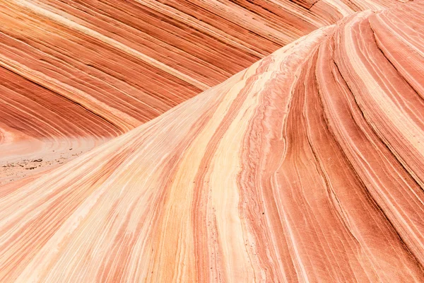 Die Welle ist eine atemberaubend lebendige, versteinerte Düne — Stockfoto