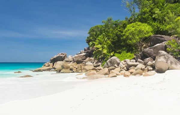 Strand von anse lazio — Stockfoto