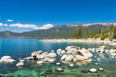 Lake Tahoe in the US clipart