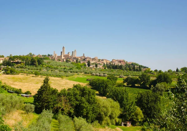 San Gimignano en Italia — Foto de Stock