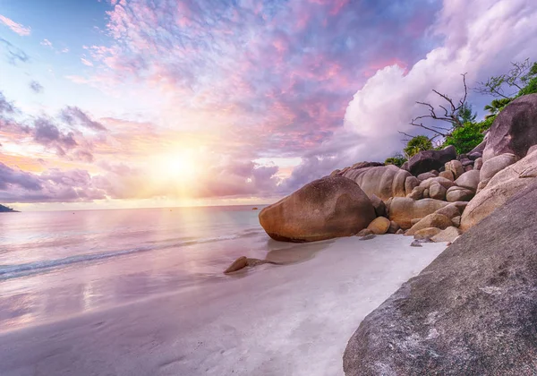 Anse Lazio nas Seychelles — Fotografia de Stock