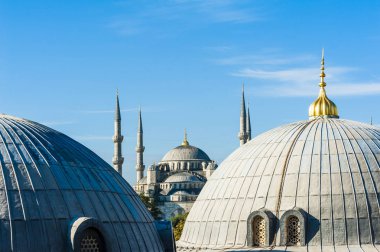 İstanbul 'daki mavi cami, hindi.