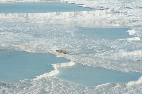 Tarasy trawertynowe Pamukkale — Zdjęcie stockowe