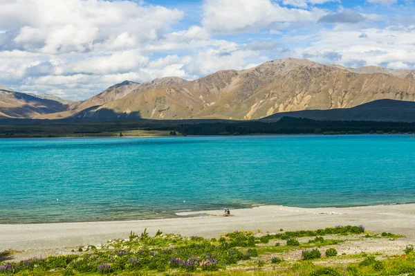 Lac Tekapo en Nouvelle-Zélande — Photo