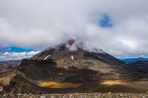 Mount Ngauruhoe Yeni Zelanda — Stok fotoğraf