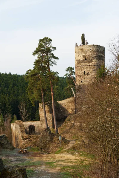 Gutstejn в Чеській Республіці — стокове фото