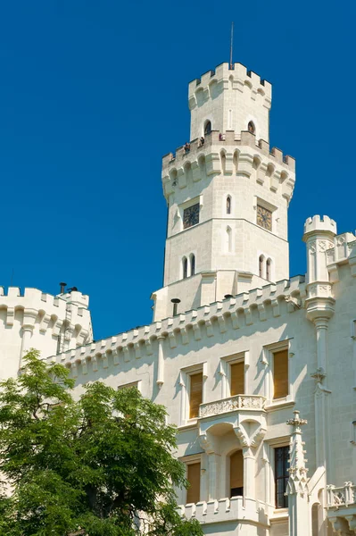 Castillo Hluboka en la República Checa —  Fotos de Stock