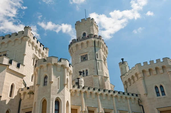 Castillo Hluboka en la República Checa —  Fotos de Stock