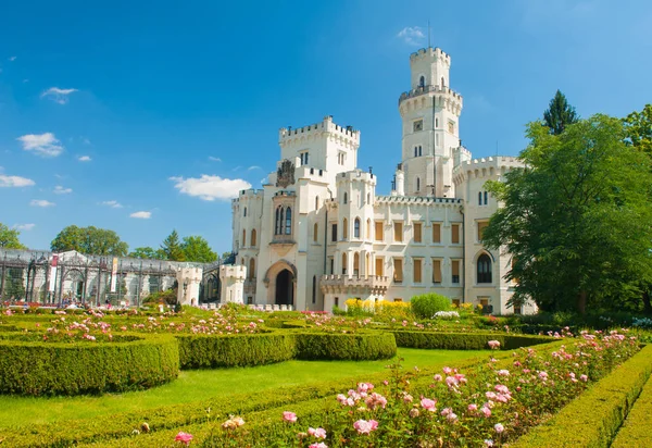 Castillo Hluboka en la República Checa —  Fotos de Stock