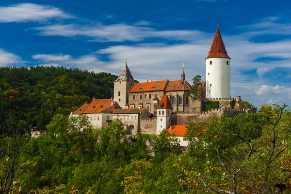 Krivoklat slott i Tjeckien — Stockfoto