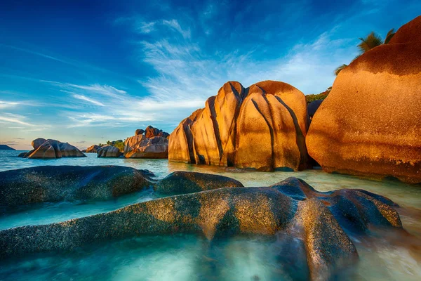 Fonte Anse d 'Argent — Fotografia de Stock