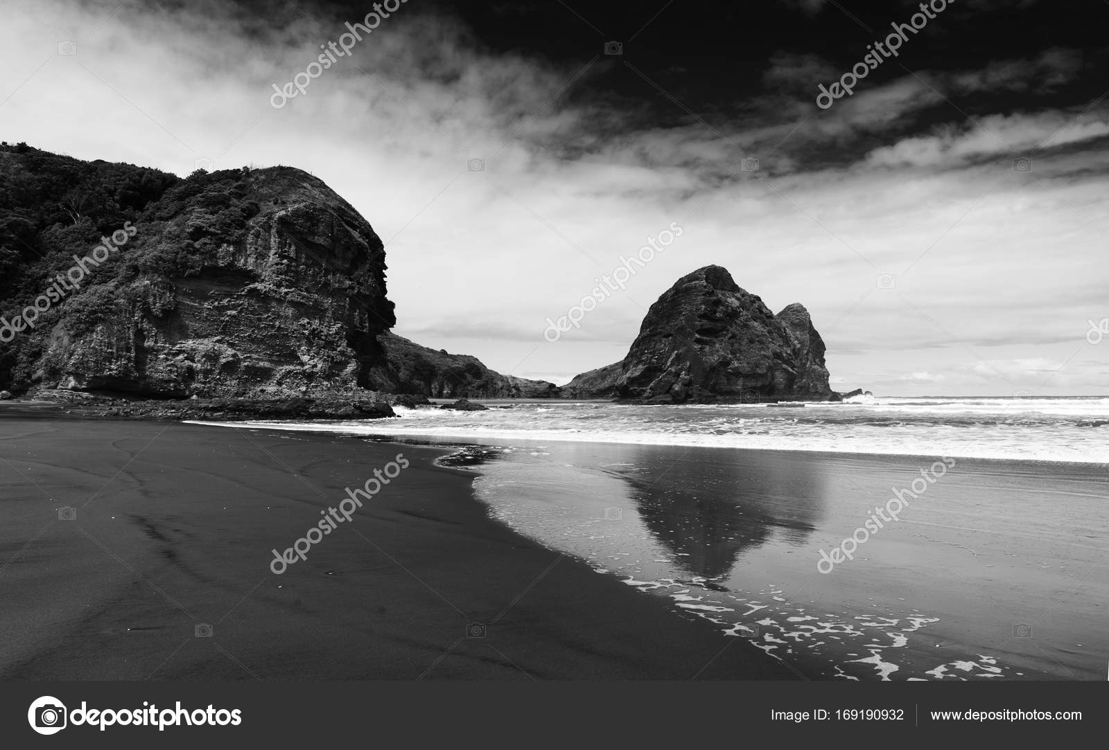 Piha Beach In The New Zealand Stock Photo C Fyletto 169190932
