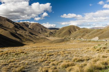 Yeni Zelanda'da Lindis Pass