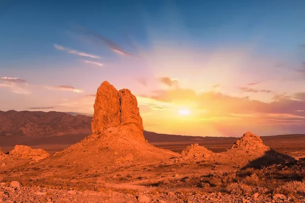 Trona Pinnacles в США — стокове фото