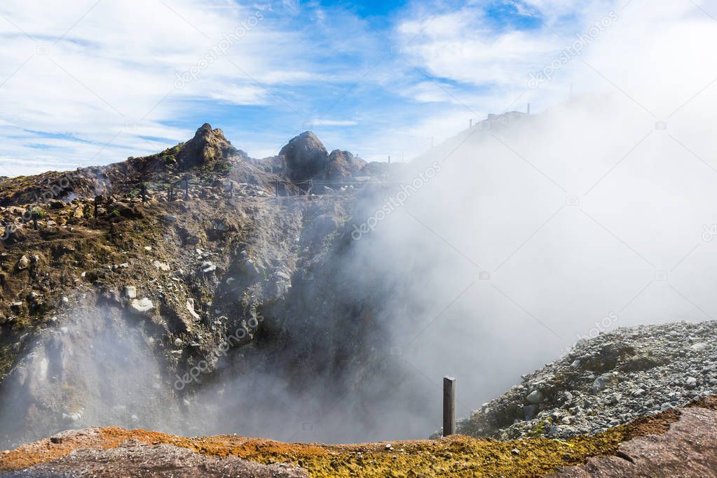 La Soufriere volcano