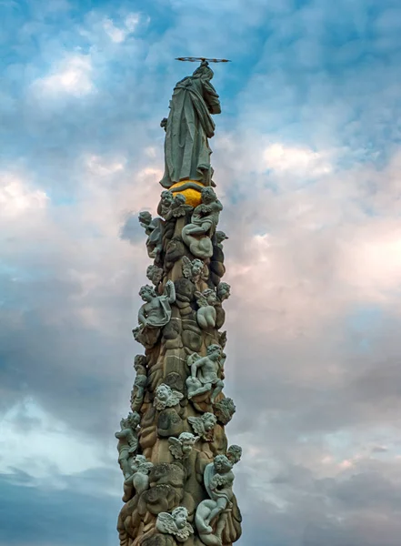 Pestsäule in der Slowakei — Stockfoto