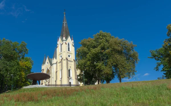 Базиліка Діви Марії в Словаччині — стокове фото