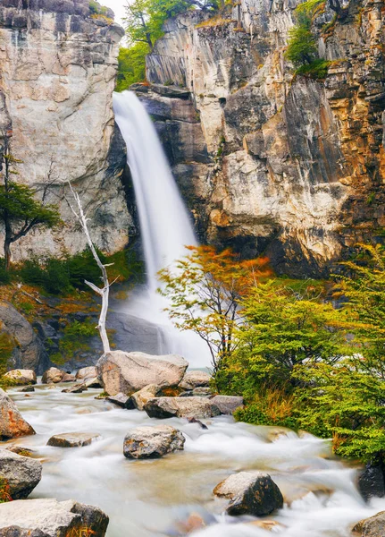 Cascada Chorrillo del Salto en Patagonia —  Fotos de Stock