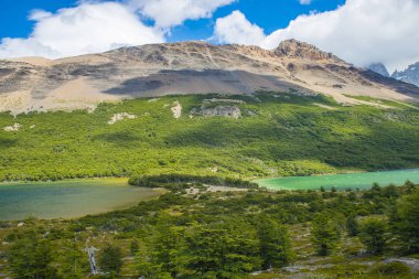 Lagunas Madre e hija ve Nieta Gölü, Los Glaciares National pa