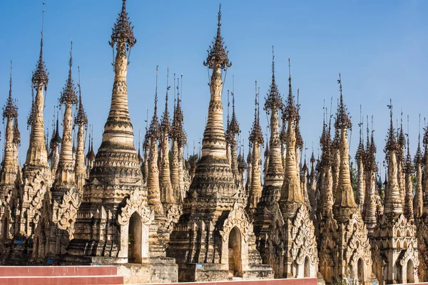 Pagode a Kakku in Myanmar — Foto Stock