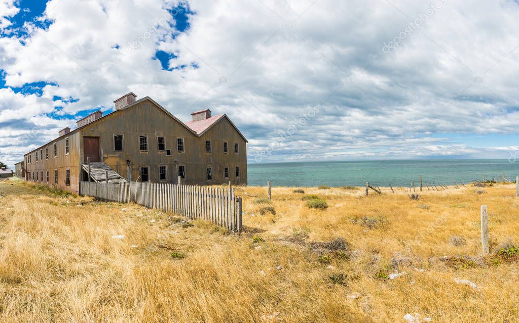 San Gregorio abandoned estancia in Chile