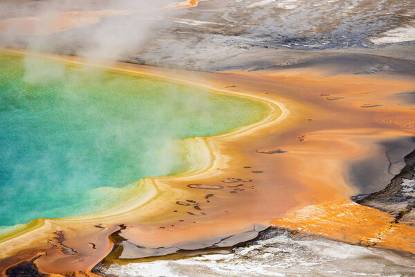 Grand Prismatic Spring in Yellowstone
