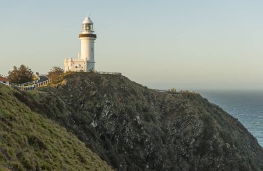 Avustralya 'nın Yeni Güney Galler' inde ünlü Cape Byron deniz feneri. 