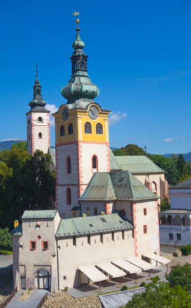 Πύργος Κάστρο Στην Πόλη Της Banska Bystrica Σλοβακία — Φωτογραφία Αρχείου