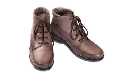 kahverengi deri çizme 