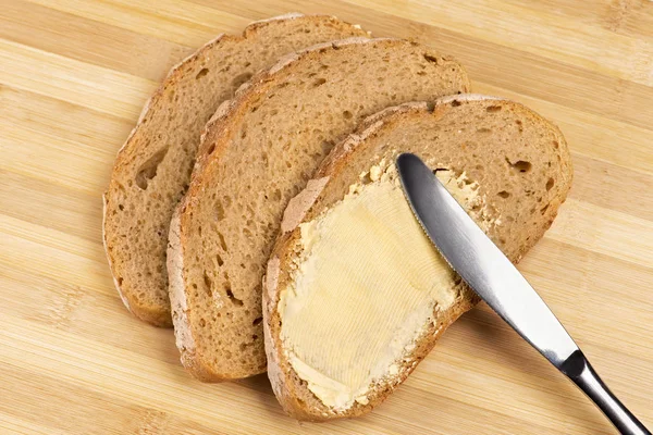 Brot und Butter — Stockfoto